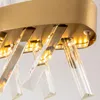 Ljuskronor el bröllopslobby vardagsrum stora dekorativa hängande ljus guld mässing hem modernt rostfritt stål lyxkristall ljuskrona