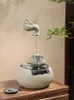 Dekoracyjne figurki wiszące garnek płynący ozdoby wodne domowe zen kosmiczna herbaciarnia krążący pejzaż zlewnia