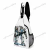 Yeni stil sevimli panda omuz çantaları geometrik kağıt sanat antrenman göğüs çantası moda erkekler tasarımı bisiklet özel askı çantası gündelik telefon küçük çantalar erkek seyahat çantaları 230726