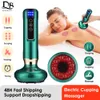 Массажер Electric Copping Massager Vacuum Suction Cup Guasha Antiblulite Beauty Health Scraping Инфракрасное тепло похудение Гуа Ша Массаж 230726