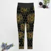 Active Pants Sunflower Bouquet Yoga Honeycomb Print Leggings Sexy Workout Leggins Women Cute Stretchy Sports Tights