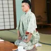 Ubranie etniczne japońskie w stylu menu szlafrok dressing tradycyjna szata Kimonos sukienka wysokiej jakości męska mężczyzna vestidos vintage samuraj