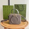 Women's luxury Designer Handbag BLONDIE Top Handle Bag Tote Bag Crossbody Bag 744434 Classic Leather Camera Bag Double zipper adjustable shoulder strap