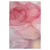 Mattor rosa guldmålning abstrakt matta flickor rum romantiska lila 3D -mattor sovrum bredvid mattan balkong mattan hall matta R230726