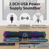 Draagbare Luidsprekers 4D Computer Speaker Soundbar Stereo Game Subwoofer Bluetooth Voor Laptop Notebook PC Muziekspeler Bedrade Luidspreker R230727