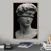 David Statue Canvas Painting Classic Sculpture Posters And Prints Street Wall Art Pictures for Living Room Home Decor w06