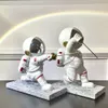 Decorative Objects Figurines Astronaut Crafts Statue Creative Chic Ornament Decorations Fencing Defend for TV Cabinet Porch Liquor 230725