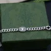 Top luxe designer bracelet charme cadeau unisexe hip hop femmes mens bracelets 16cm 18cm 20cm chaîne cubaine à la mode 925 manchette bracelet couple bijoux