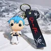 Cute Anime Keychain Charm Key Ring Fob Pendant Lovely Anime Nerdy Doll Couple Students Personalized Creative Valentine's Day Gift Small Pendant A3 UPS