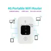 أجهزة التوجيه MF800 MIFI 4G Universal Pocket WiFi Router Mobile Hotspot Wireless Unlocked مع فتحة بطاقة SIM X0725