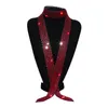 Bow Ties Sequins Rhinestones Belt Men Women Fashion Party Stage Night Club Bar Simple Style Decorative Shiny Accessories