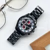 أوميغ الساعات معصم الفولاذ المقاوم للصدأ للرجال 2023 New Mens Watches All Dial Work Works Quartz Watchs Top Luxury Brand Clock Men Fashion Q2