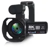 Caméscopes Caméra vidéo 48MP 8K Caméscope Vlogging pour Youtube Live Stream WIFI Webcam Vision nocturne 16X Zoom Pographie Enregistreur numérique
