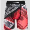 Roupas de grife Shorts de boxe masculinos Roupa íntima de secagem rápida Respirável Shorts de banho masculinos estampados Estilo Hip Hop Roupa íntima de moda