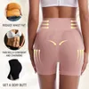 Formador de cintura feminina, modelador de ioga, exercício de fitness, pêssego, quadril, cintura alta, modelador de barriga, calcinha, emagrecimento, modelador de bumbum, modelador de barriga, shorts femininos 230726