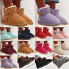 Çocuklar Avustralya Mini Bailey Klasik Düğme II Boots Çocuklar Kızlar Kar Boot Kürk Kış Sıcak Ugglies Gençlik Büyük Çocuk Ayakkabı Toddler Wggs Bebek patikleri Ches 54bv#