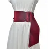 Ремни Женская взлетно -посадочная полоса мода Velvet Cummerbunds Женские винтажные платья корсет