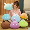 Stuffed Plush Animals 30-50cm Kawaii Genshin Impact Slime Plush Toy Anemo Hydro Geo Stuffed Slime Doll Plushies Throw Pillow Cushion Gifts for Kids 230725