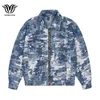 Mensjackor Fall Brand Overized Mens Loose Camouflage Denim Jacket Ins Hip Hop High Street Clothing Par Lapel 230726