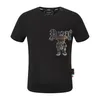 PLEIN BEAR T-Shirt Herren Designer-T-Shirts Markenkleidung Strass PP Schädel Männer T-Shirt Rundhals SS Schädel Hip Hop T-Shirt Top T-Shirts 16565