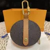 Ключевой мешочек Pochette Cles Designer Fashion Women Mens Mens Key Cring Dervider держатель монеты кошелек роскошные мини -мешок кошелька коричневый коричневый кожаный пакет