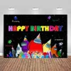 Material de fondo Fondo de fiesta de cumpleaños para niños decoración de fondo de foto fiesta de baby shower X0725