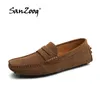 Sukienka Buty plus duży rozmiar 50 51 52 53 Summer Men Men Mokorki skórzane swobodny poślizg na Mocasines Hombre Lofer Man Booper 230726