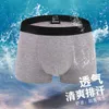 Underpants 4 Pack Men Boxers 속옷 대나무 섬유 섹시 복서 작품 남성 바지 유혹 가능한 남성 팬티 Calecon Onderoed Mannen