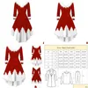 Basic Casual Kleider Weihnachten Swing Adt Kostüm Kleid Weihnachten rote Kleidung Frauen Abend Party Kleidung Winter Drop Lieferung Bekleidung Wo Dhctq