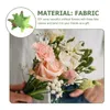 Decoratieve Bloemen 100 Stuks Handgemaakte Stof Groene Kelkblaadjes Rozenkelken Pioen Kunstmatige Materialen DIY Doek Benodigdheden