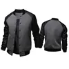 Męskie kurtki jesienne płaszcz z kurtką Man Casual Hip Hop Baseball Kurtka Mężczyzna Modna Kurtka Streetwear Patchwork Men Chaqueta Hombre Anime 230725