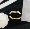 20 Stijl 18K Vergulde Letters Broches Vrouwen Luxe Designer Lady Crystal Pearl Broche Pins Metalen Sieraden Accessoires