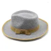 Boinas Sombrero de vaquero para hombre Accesorios de vaquera de lujo Sombreros elegantes 2023 Fedora Gentleman Jazz Country Cap Designer