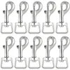 Leashes 20pc Snap Hooks for Dog Leash Collar Linking, Heavy Duty Swivel Clasp Eye Bolt Trigger Clip for Spring Pet