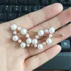 Fermagli per capelli Donna Ragazze Barrettes Ornamenti con clip di perle Forcine geometriche con perle Gioielli Accessori da sposa