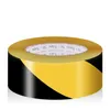 PVC waarschuwingstape Vloertape Waarschuwingslijn zebralijn tape Fabrikanten van zwart en geel steil haar