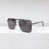 نظارة شمسية عتيقة للجنسين على غرار سبيكة مربعة مضادة للفرقة الرجعية إطار مستطيل تصميم خاص تصميم العلامة التجارية