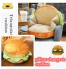 Oreillers en peluche Coussins Kawaii en peluche nouilles instantanées Hamburger Burger oreiller farci frit cadeau mignon oreiller poulet pépite nourriture peluches canapé coussin 230725