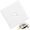 Sublimación en blanco Tapa de graduación Topper Placa de transferencia de calor Blanco en blanco Mdf Adhesivo Grad Hat Decoraciones para niños Niñas Ceremonia Dro Dhbjq