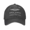 Ball Caps 2023 Aston Martin F1 Unisex Baseball Cap Formel 1 Team Distressed Denim Washed Hat Vintage Outdoor Workouts Snapback