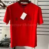 Nouveau 23ss Luxury Mens Designer T Shirt Noir Lettre Rouge imprimé chemises de marque de mode À Manches Courtes Asiatique Taille S-XXL femmes hommes T-shirts