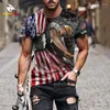 Heren T Shirts 2023 Zomer Mode Straat Casual 3D Afdrukken Beton Grafische Tops Mannen Korte Mouw Oversized T-shirt