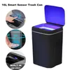 touchless bathroom trash can