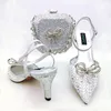 Elbise ayakkabıları iyi fiyat İtalyanca ve çanta seti Afrika Düğün Ayakkabı İtalya Çanta Yaz Kadınları SDA1-36