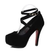 Sapato Comemore Vermelho Preto Salto Alto Stiletto Feminino Sapato Sapato Feminino Festa Feminino Sandálias Plataforma Scarpins Sapato Feminino 230726