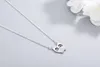 2023 Fashion Hot Selling S925 Silver Cute Owl Set with Full Diamond Pendant and Clavicle Bone High Quality niche Female Necklace