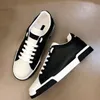 Varumärkeskomfortpar Skateboard Herrmässiga Walking Luxury 23S/S Calfskin Napa Men's Sports Shoes White Black Leather Sports Shoes Original Single Box EU36-46