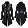 Men's Suits Medieval Tuxedo Steampunk Vintage Victorian Long Sleeve Windbreaker Suit Prince Costume For Men