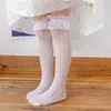 Kindersocken Kindermädchen-Lolita-Liebes-Herz-Jacquard-Socken. Kind-Kleinkind-Prinzessin-Blumen-Spitzen-Socken. Hohle Socken im spanischen Stil, 4–12 Jahre, 230725