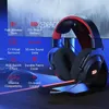 Toys Redragon H510 ZEUSX RGB Wireless Gaming Audio Drivers Hållbart tyg täcker USB drivs för PC/PS4/NS -hörlurarhuvudset